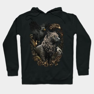 Leopardlionkittydog and Friends Hoodie